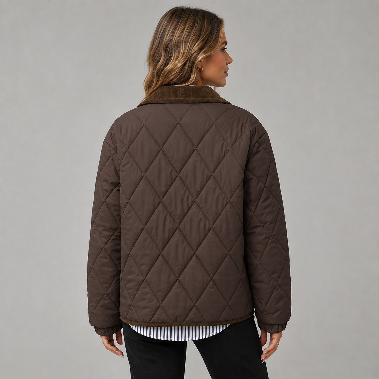 Women's Quilted Shirt Jacket