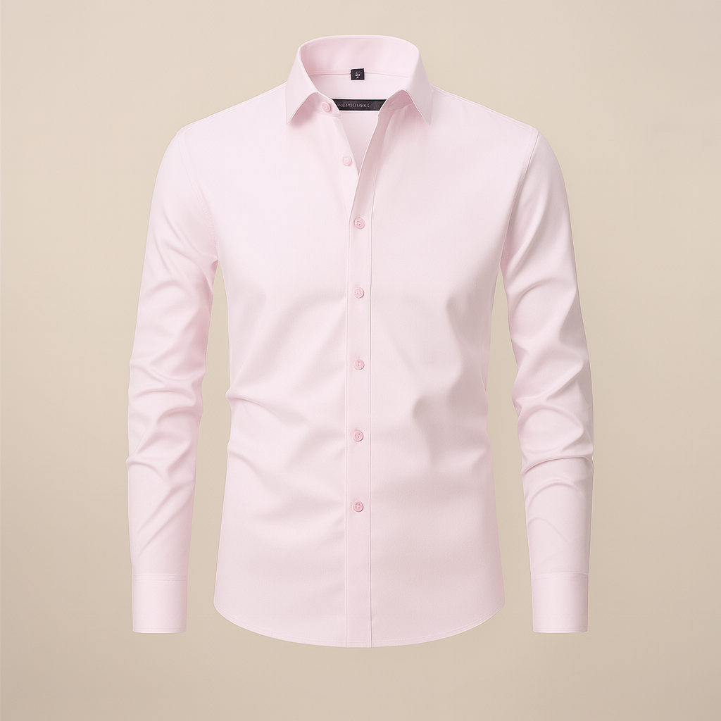Dorvelli | Men's Long-Sleeve Shirt – Structured Fit Wrinkle-Free