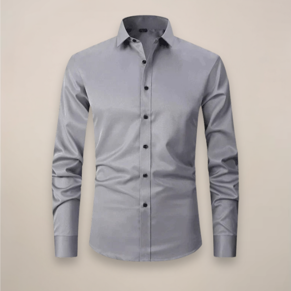 Dorvelli | Men's Long-Sleeve Shirt – Structured Fit Wrinkle-Free