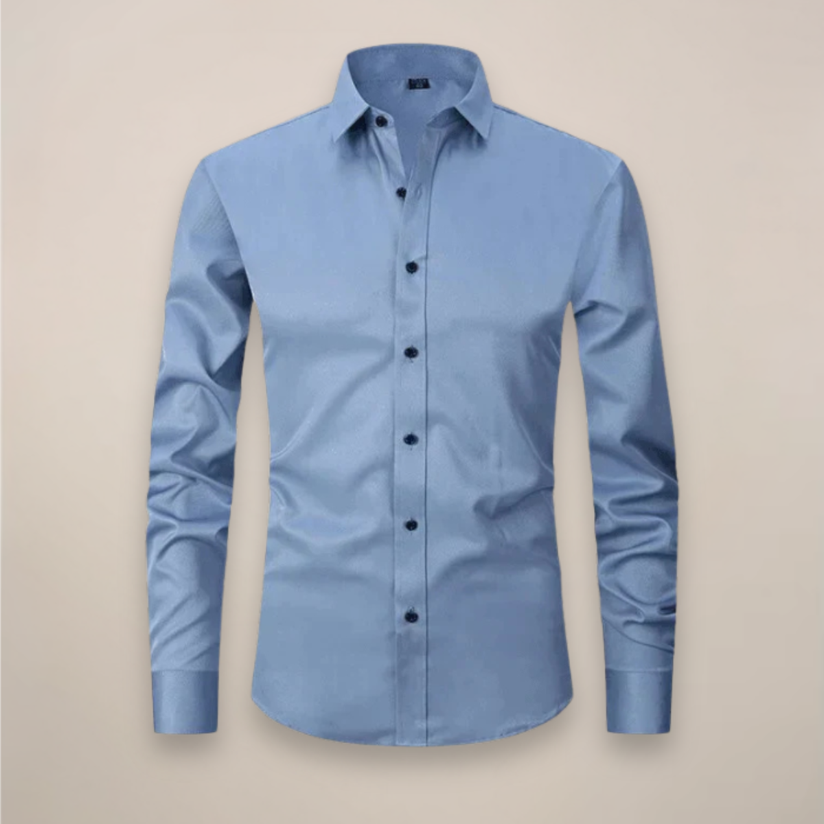 Dorvelli | Men's Long-Sleeve Shirt – Structured Fit Wrinkle-Free
