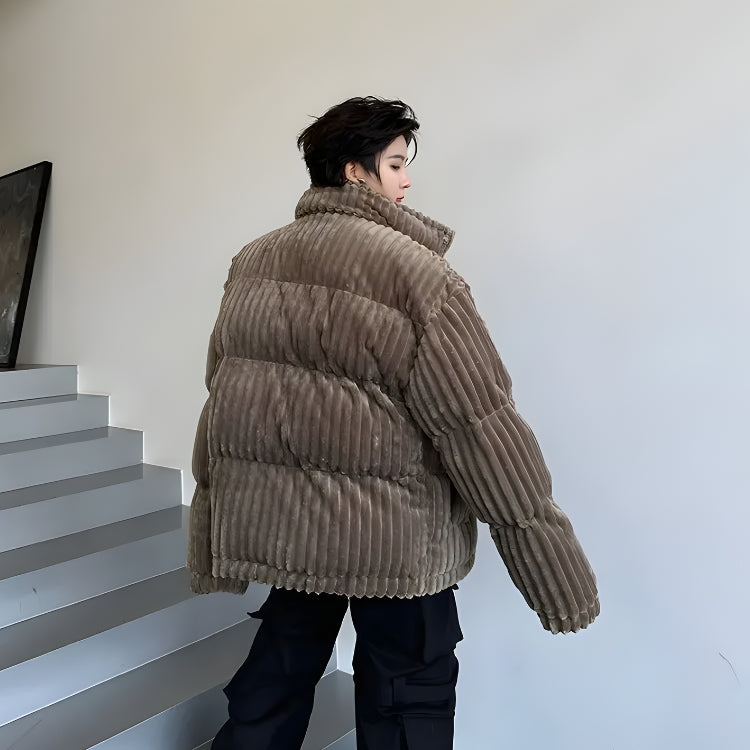 Dorvelli | Men’s Buttoned Puffer Jacket