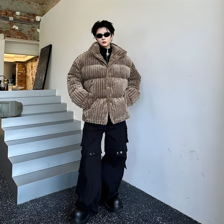 Dorvelli | Men’s Buttoned Puffer Jacket