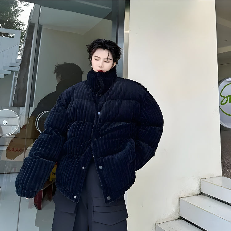 Dorvelli | Men’s Buttoned Puffer Jacket