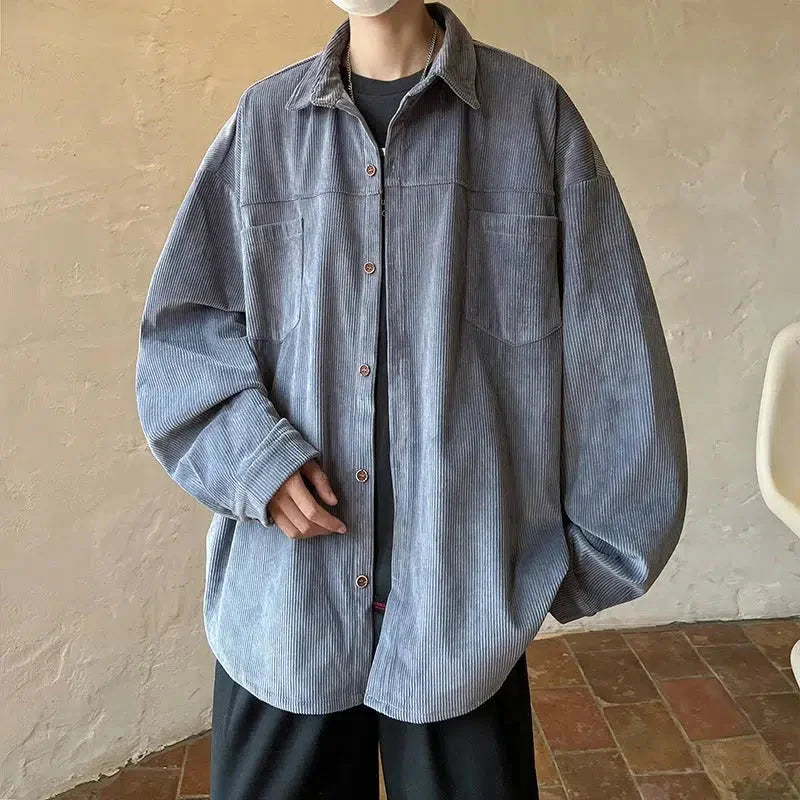 Dorvelli | Men's Casualcore Corduroy Shirt