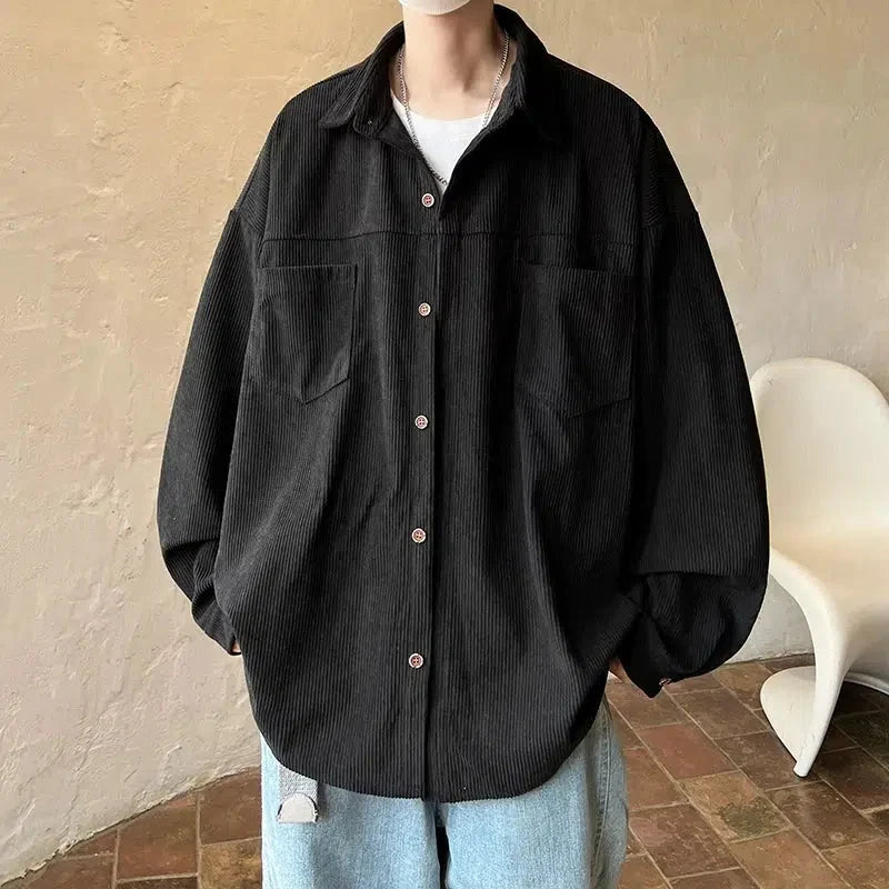 Dorvelli | Men's Casualcore Corduroy Shirt
