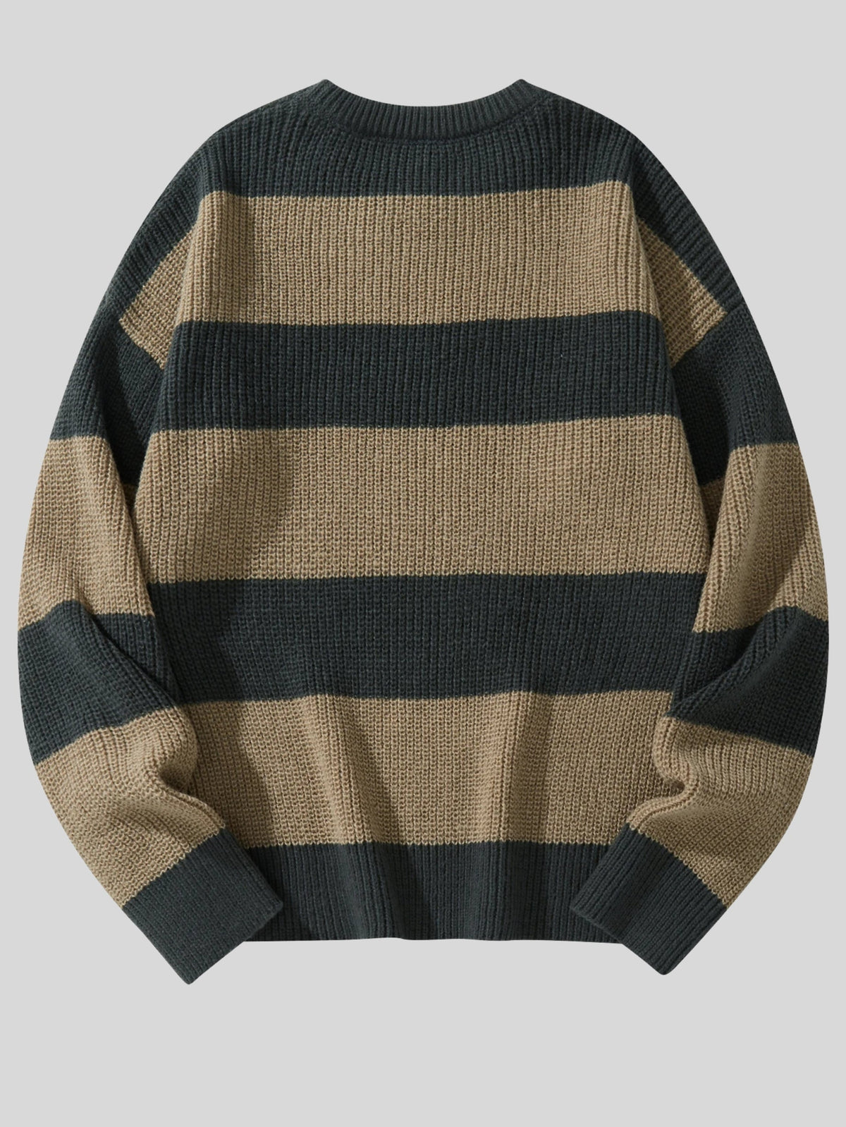 Dorvelli | Men’s Chunky Knit Striped Sweater