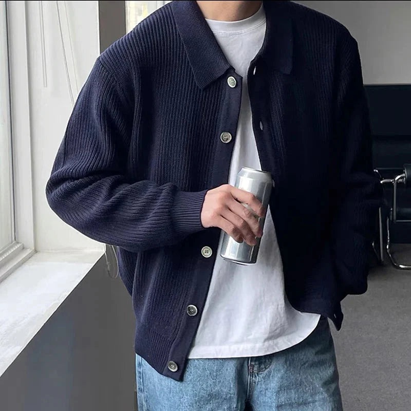 Dorvelli | Men’s Collared Cardigan