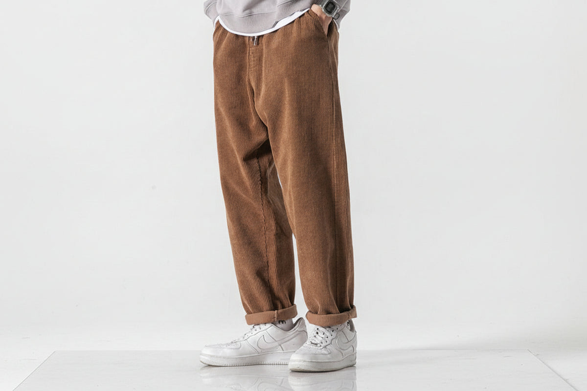 Dorvelli | Men’s Corduroy Jogger Pants