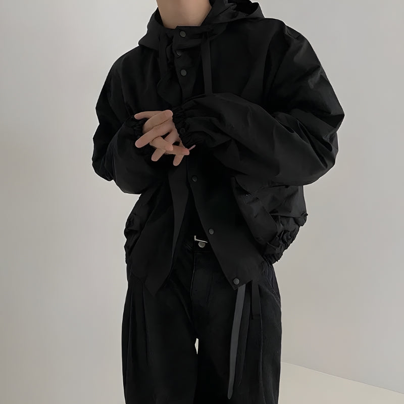Dorvelli | Men's Cotton Polyester Hooded Jacket
