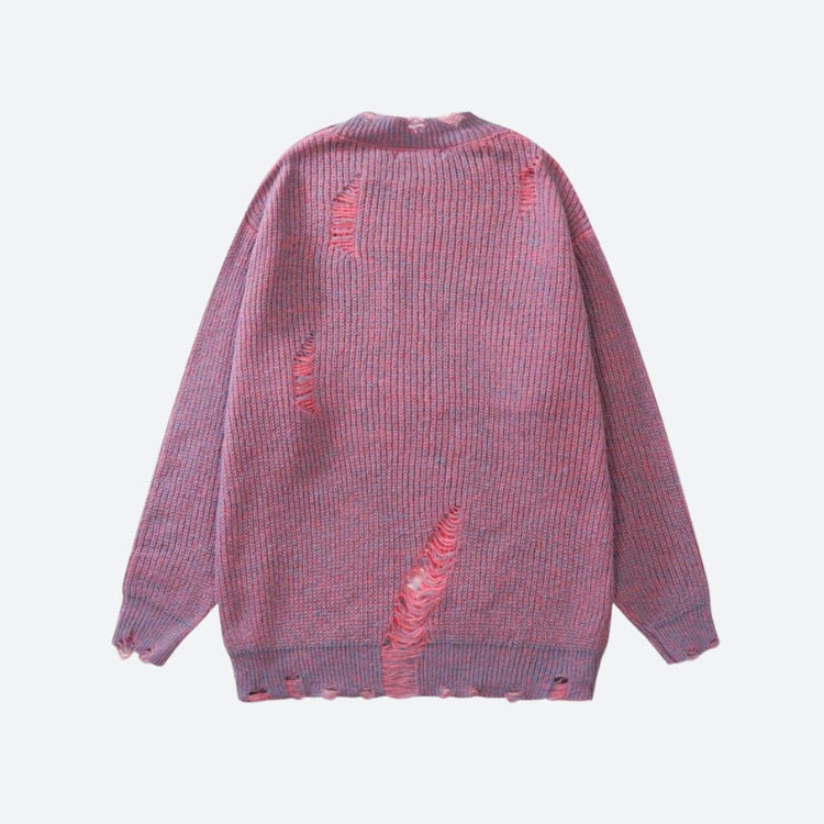 Dorvelli | Men's Crew Neck Grunge Sweater
