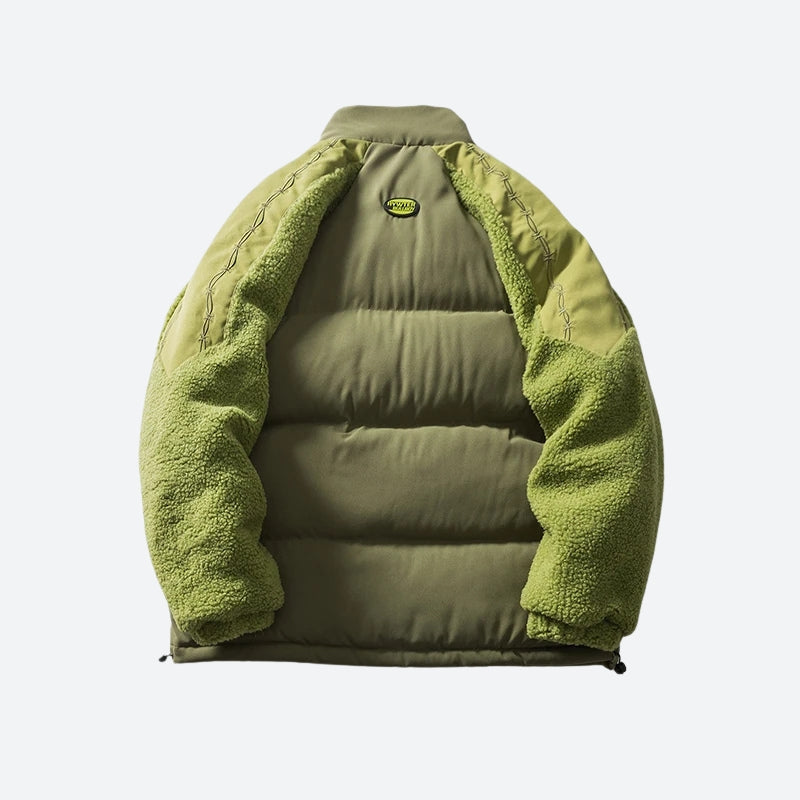 Dorvelli | Men’s Faux Fur Sleeve Puffer Jacket