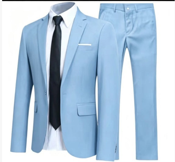 Dorvelli | Men’s Slim Suit Set – Digital Print Comfort