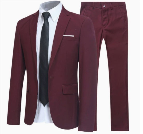 Dorvelli | Men’s Slim Suit Set – Digital Print Comfort