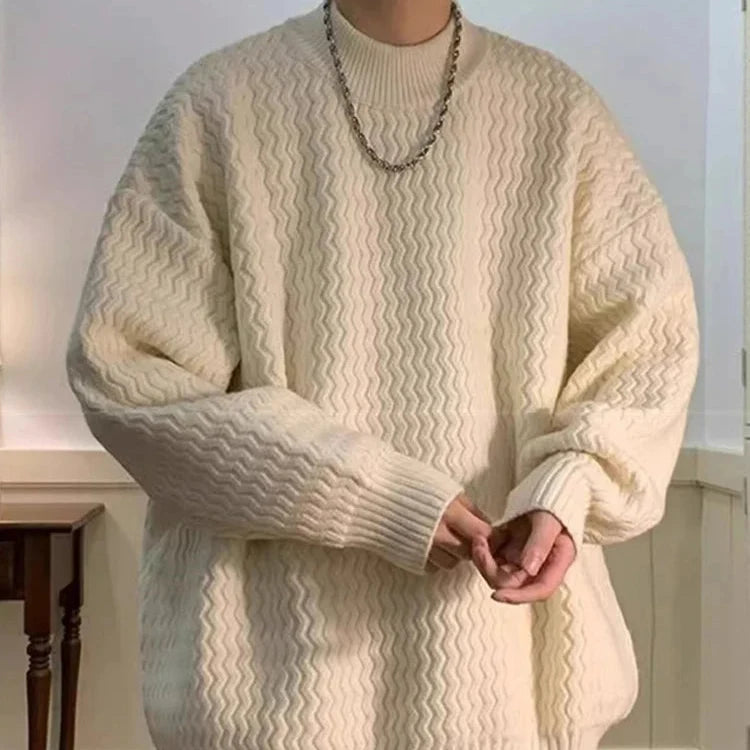 Dorvelli | Men’s Mock Neck Knit Sweater