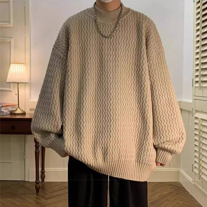 Dorvelli | Men’s Mock Neck Knit Sweater