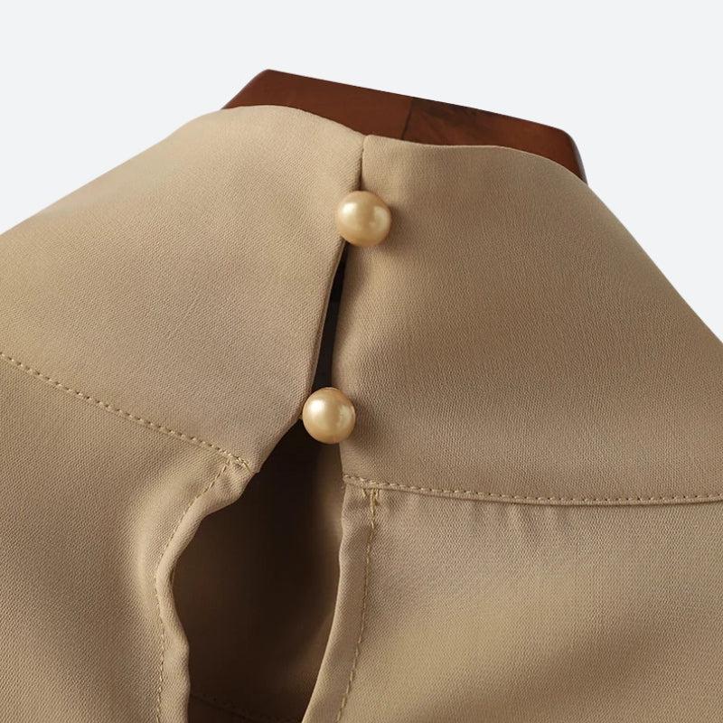 Dorvelli | Men’s Open Front High Neck Jacket
