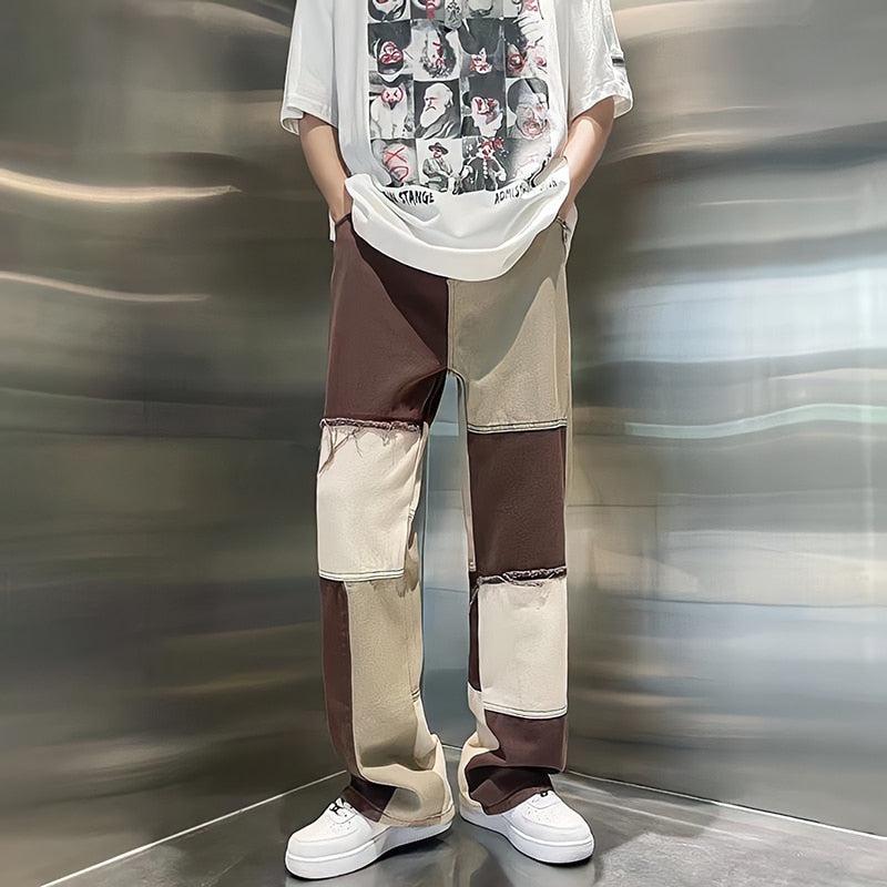 Dorvelli | Men’s Patchwork Men’s Pants