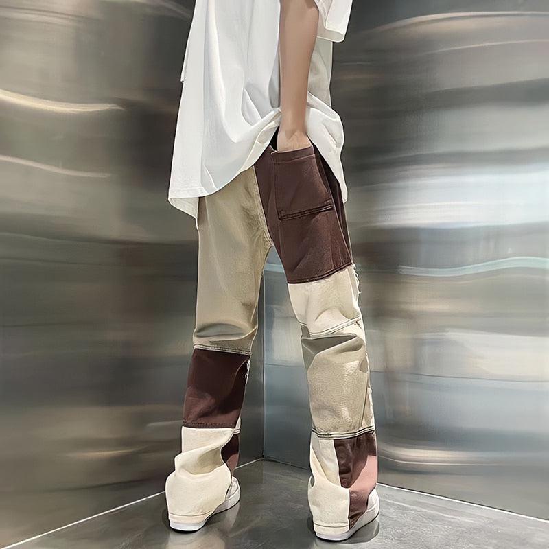 Dorvelli | Men’s Patchwork Men’s Pants