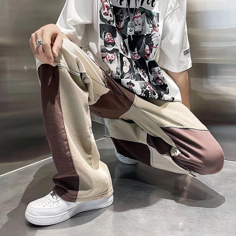 Dorvelli | Men’s Patchwork Men’s Pants