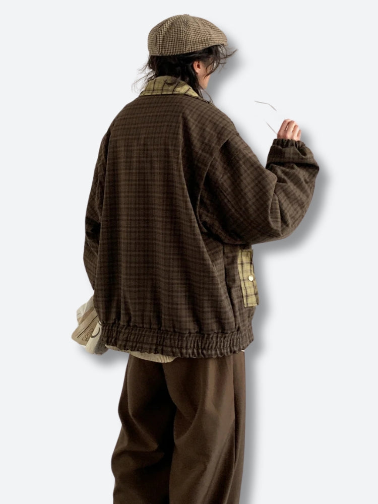 Dorvelli | Men’s Retro Plaid Jacket