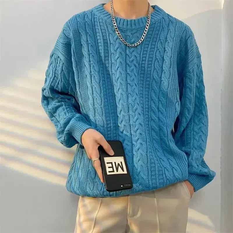 Dorvelli | Men’s Soft Cable Knit Sweater