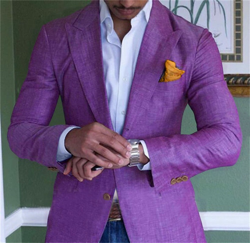 Dorvelli | Men’s Tailored Linen Blazer