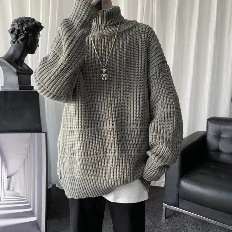 Dorvelli | Men’s Thick Knit Turtleneck Sweater
