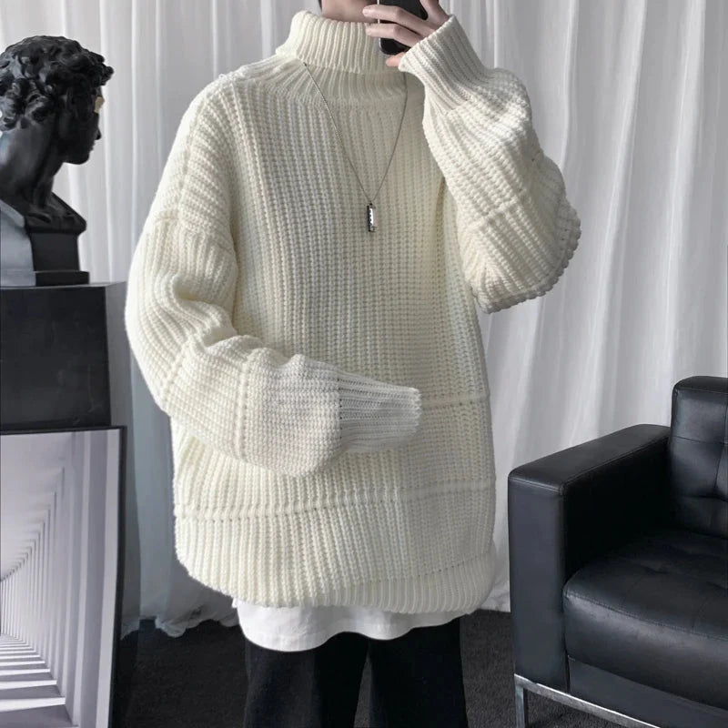 Dorvelli | Men’s Thick Knit Turtleneck Sweater