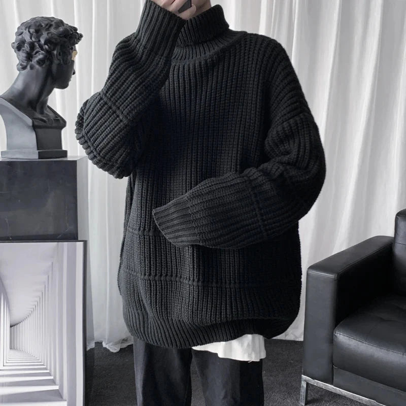 Dorvelli | Men’s Thick Knit Turtleneck Sweater