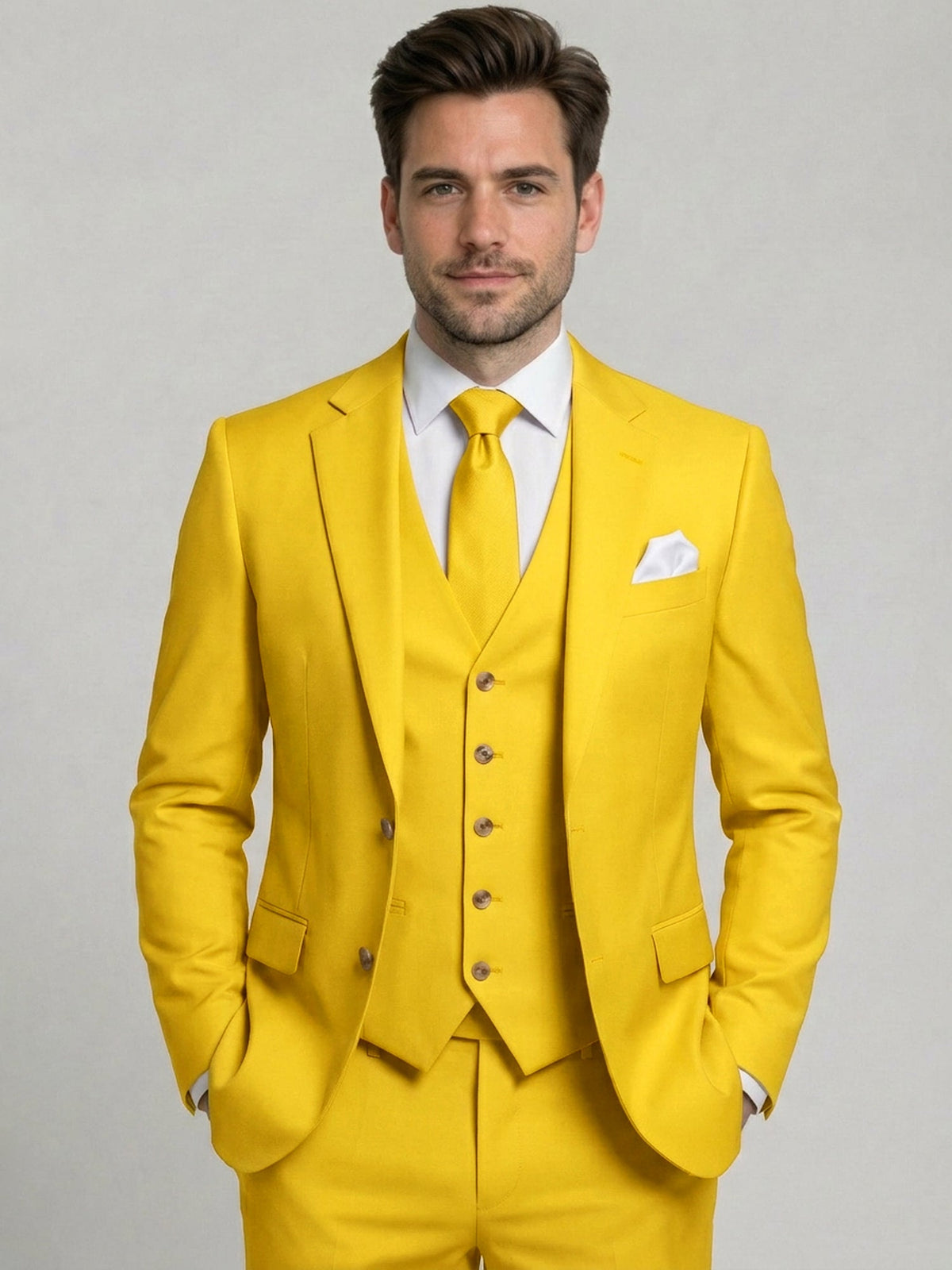 Dorvelli | Men's Two-Button 3-Piece Suit