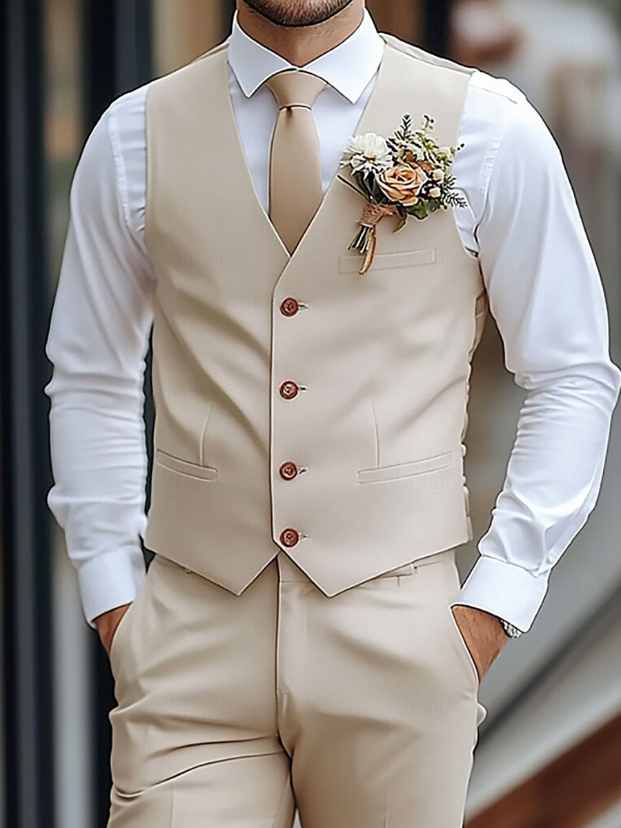 Dorvelli | Men's V-Neck Two-Piece Suit