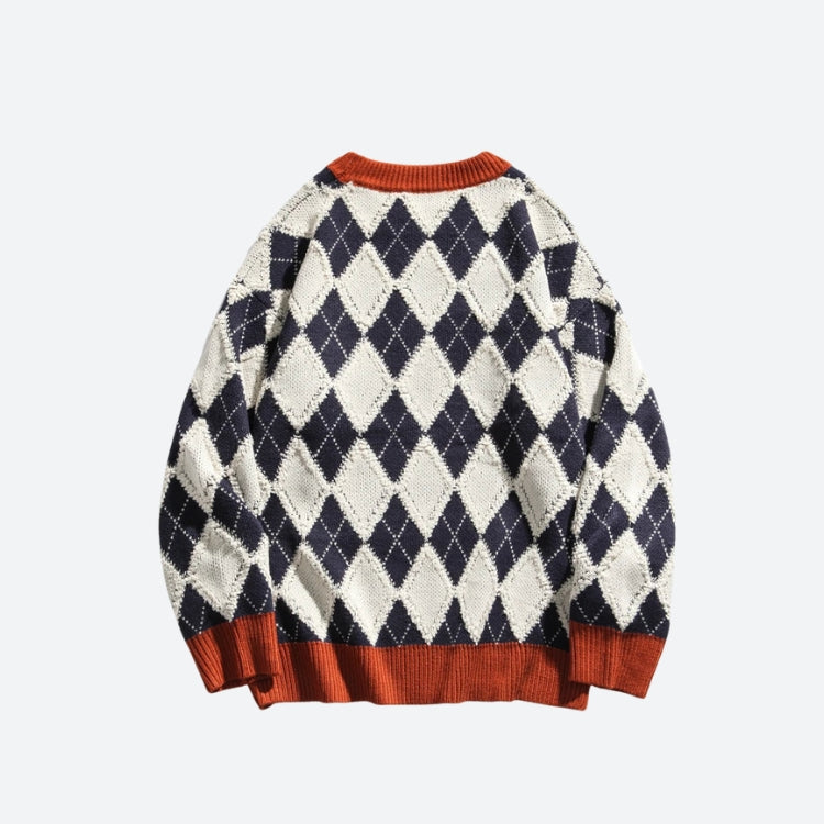 Dorvelli | Men's Winter Argyle Sweater