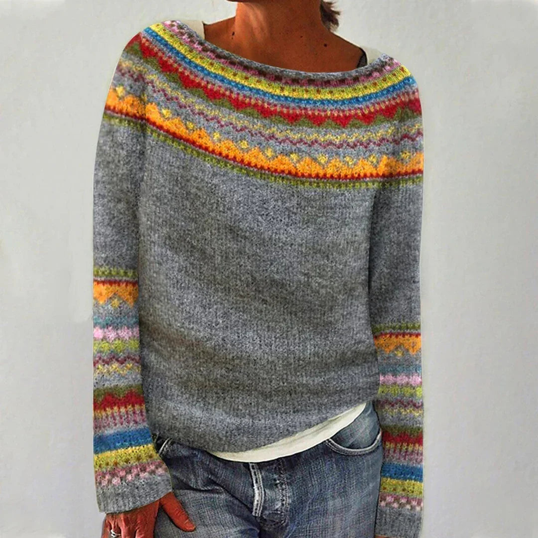 Dorvelli | Women’s Colorful Loose Fit Sweater