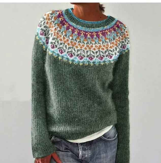 Dorvelli | Women’s Colorful Loose Fit Sweater