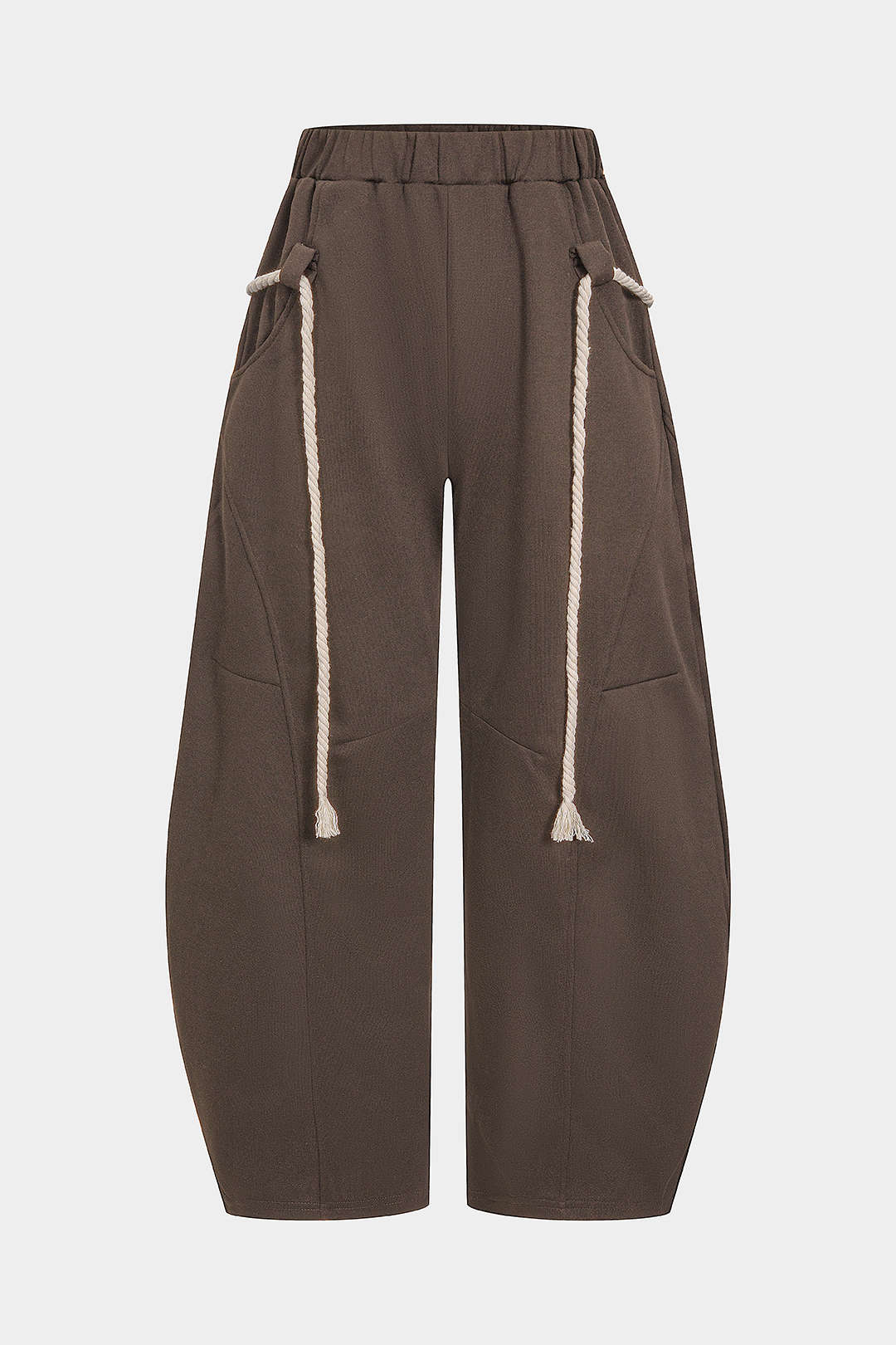 Dorvelli | Women's Drawstring Casual Wide Leg Pants