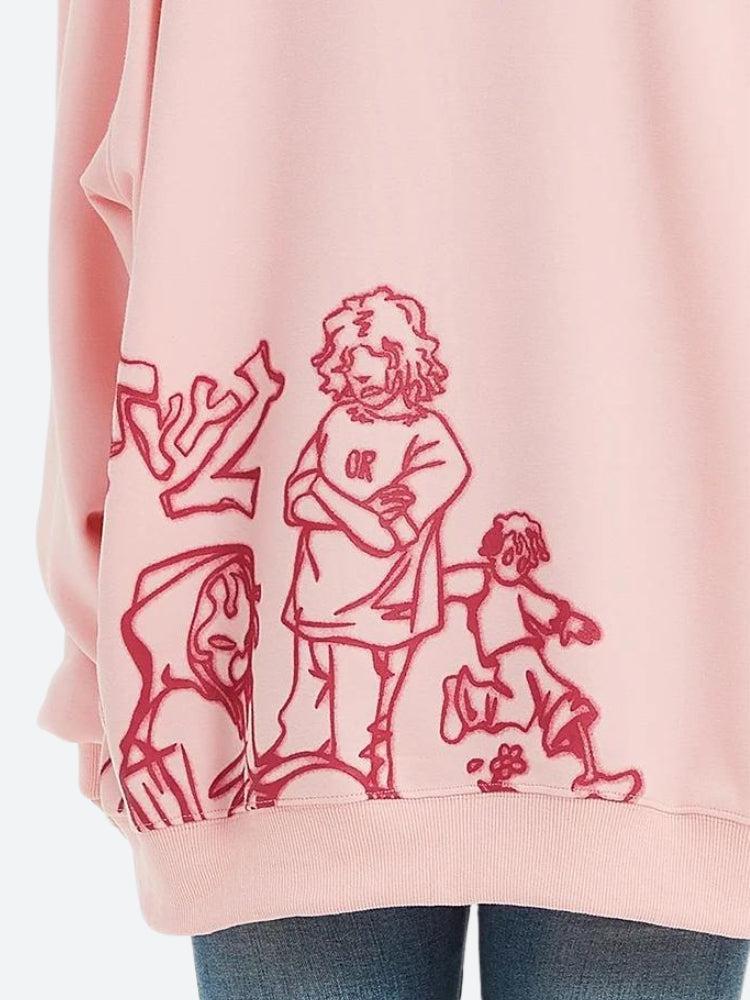 Dorvelli | Women’s Harajuku Character Graphic Hoodie