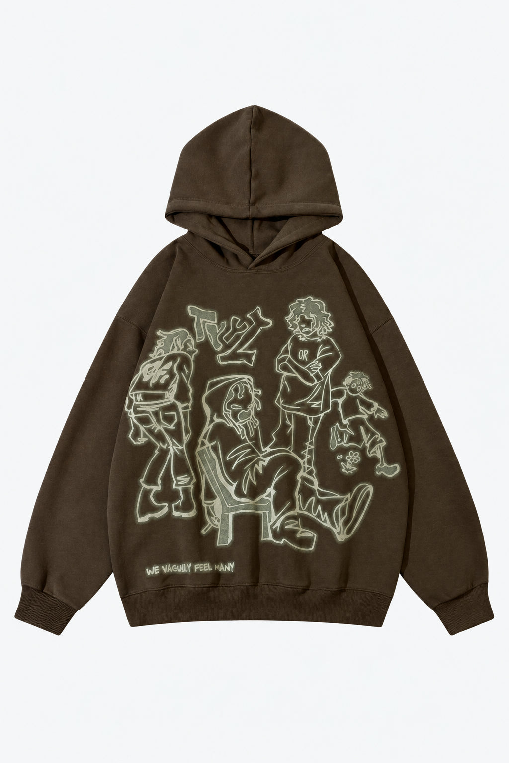 Dorvelli | Women’s Harajuku Character Graphic Hoodie