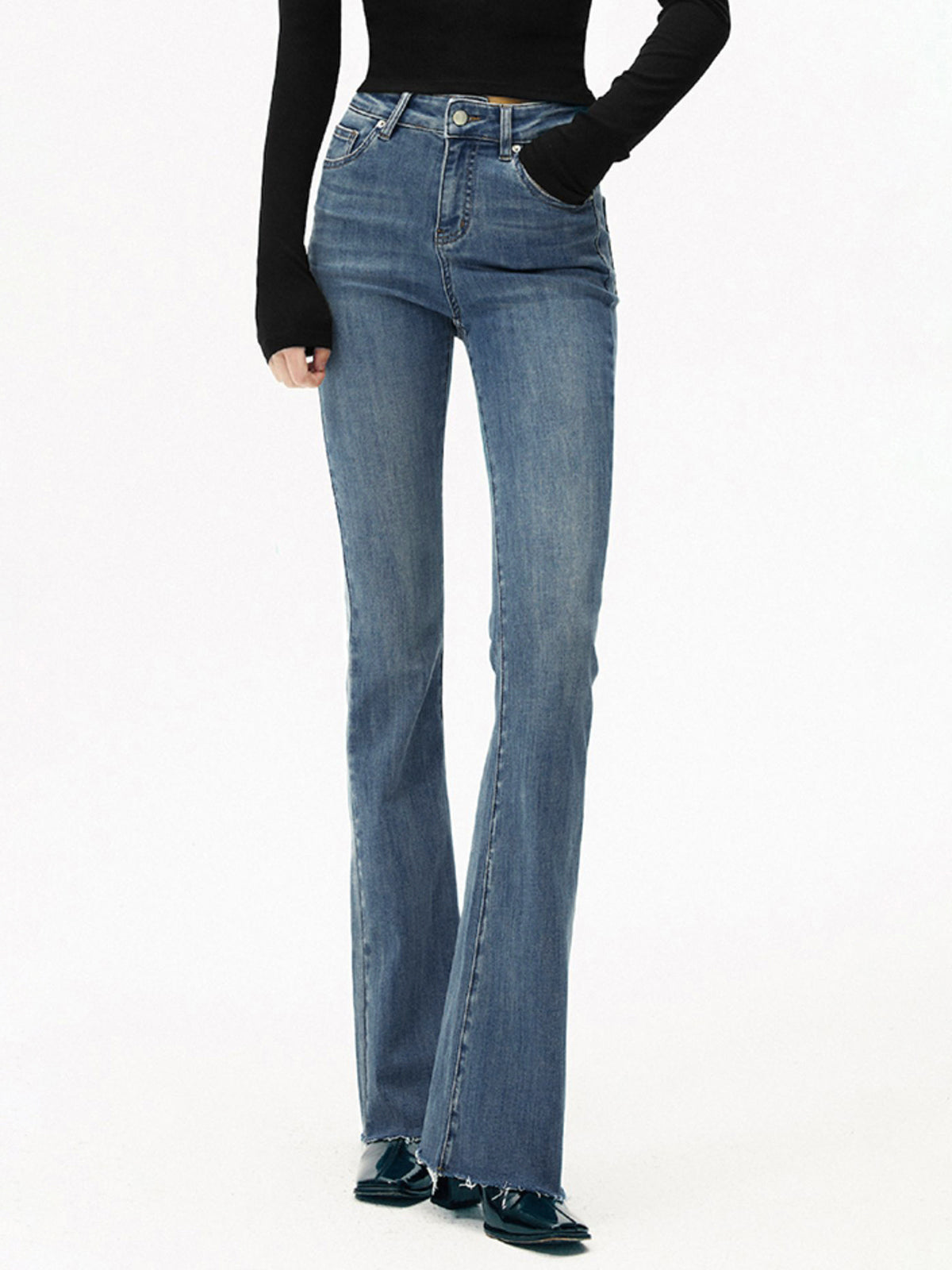 Dorvelli | Women’s High-Rise Kick Flare Jeans
