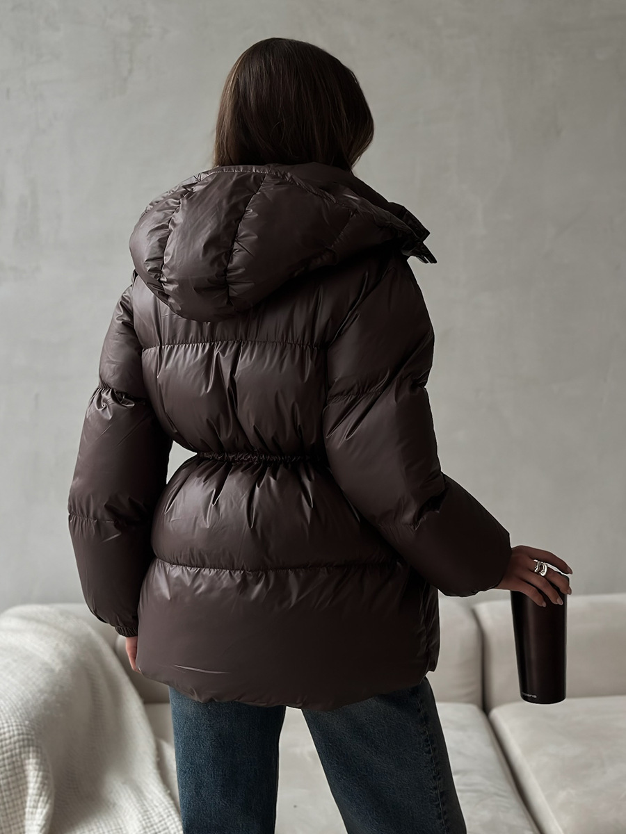 Dorvelli | Women’s Hooded Drawstring Puffer Jacket