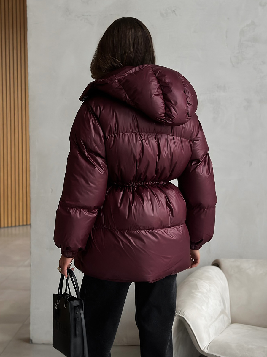 Dorvelli | Women’s Hooded Drawstring Puffer Jacket