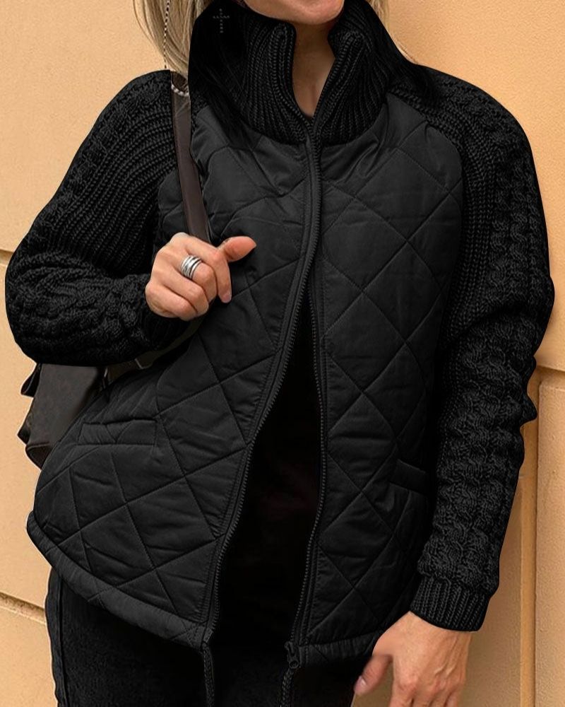 Dorvelli | Women’s Knitted Sleeve Padded Jacket