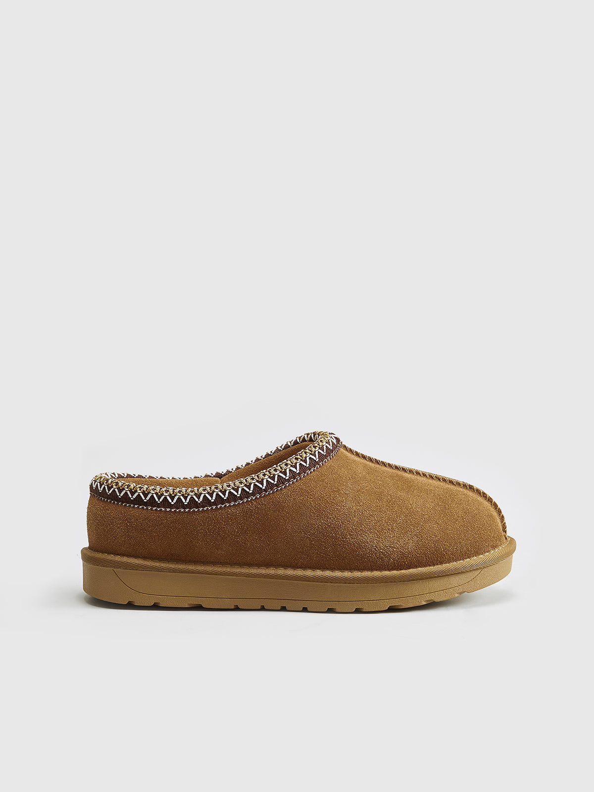 Dorvelli | Women’s Leather Round Toe Slippers