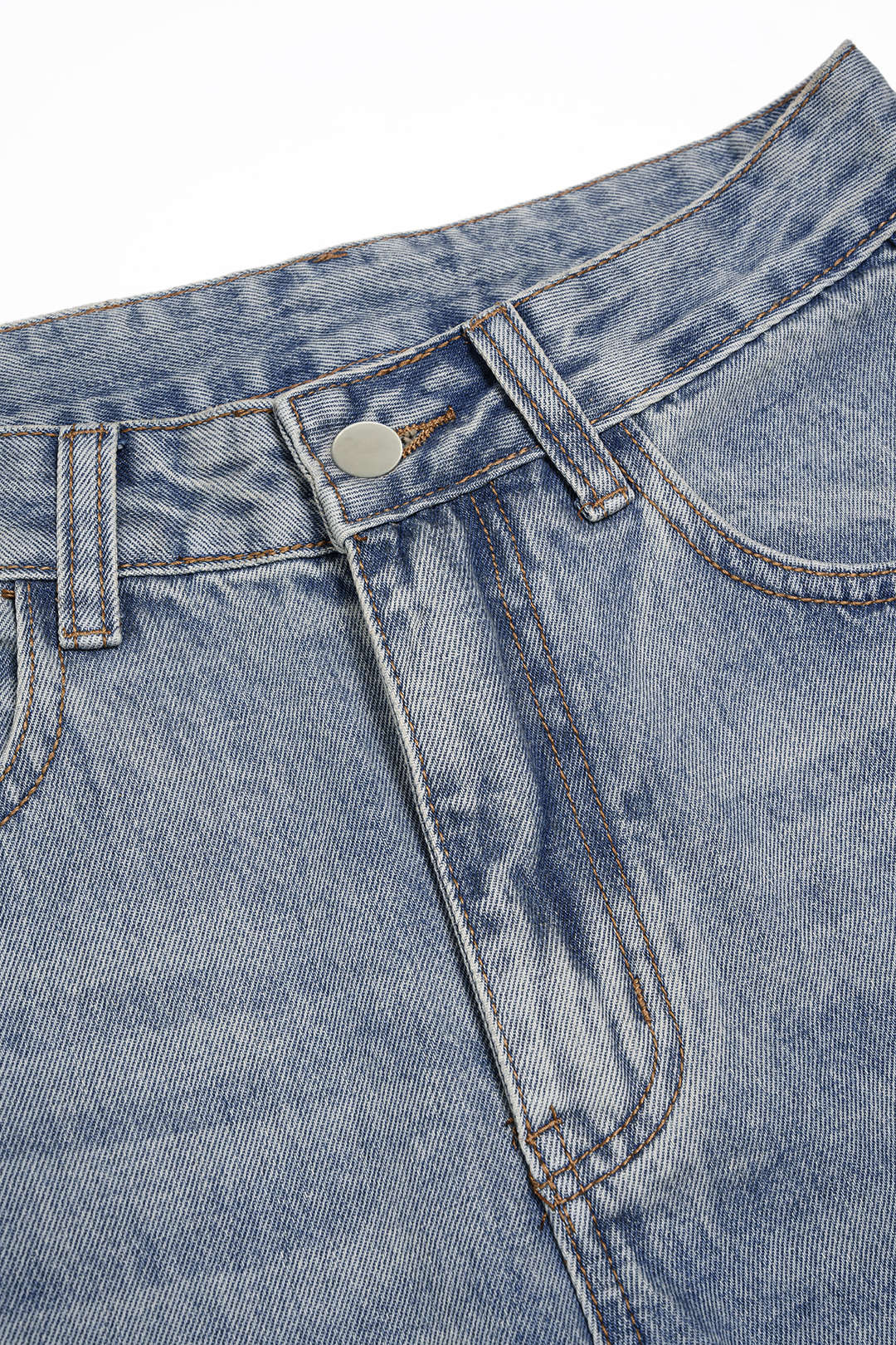 Dorvelli | Women's Metallic Denim Wide Leg Jeans