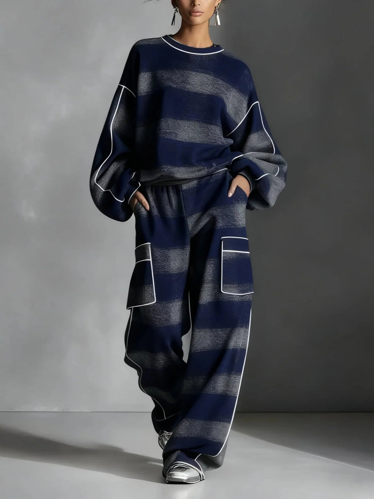 Dorvelli | Women’s Plaid Two Piece Lounge Set