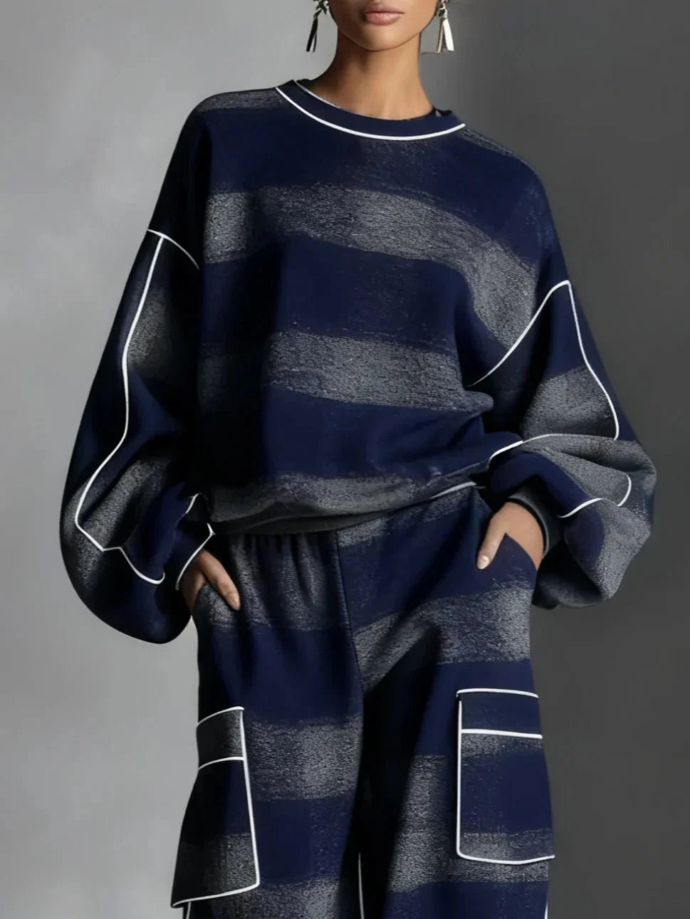Dorvelli | Women’s Plaid Two Piece Lounge Set