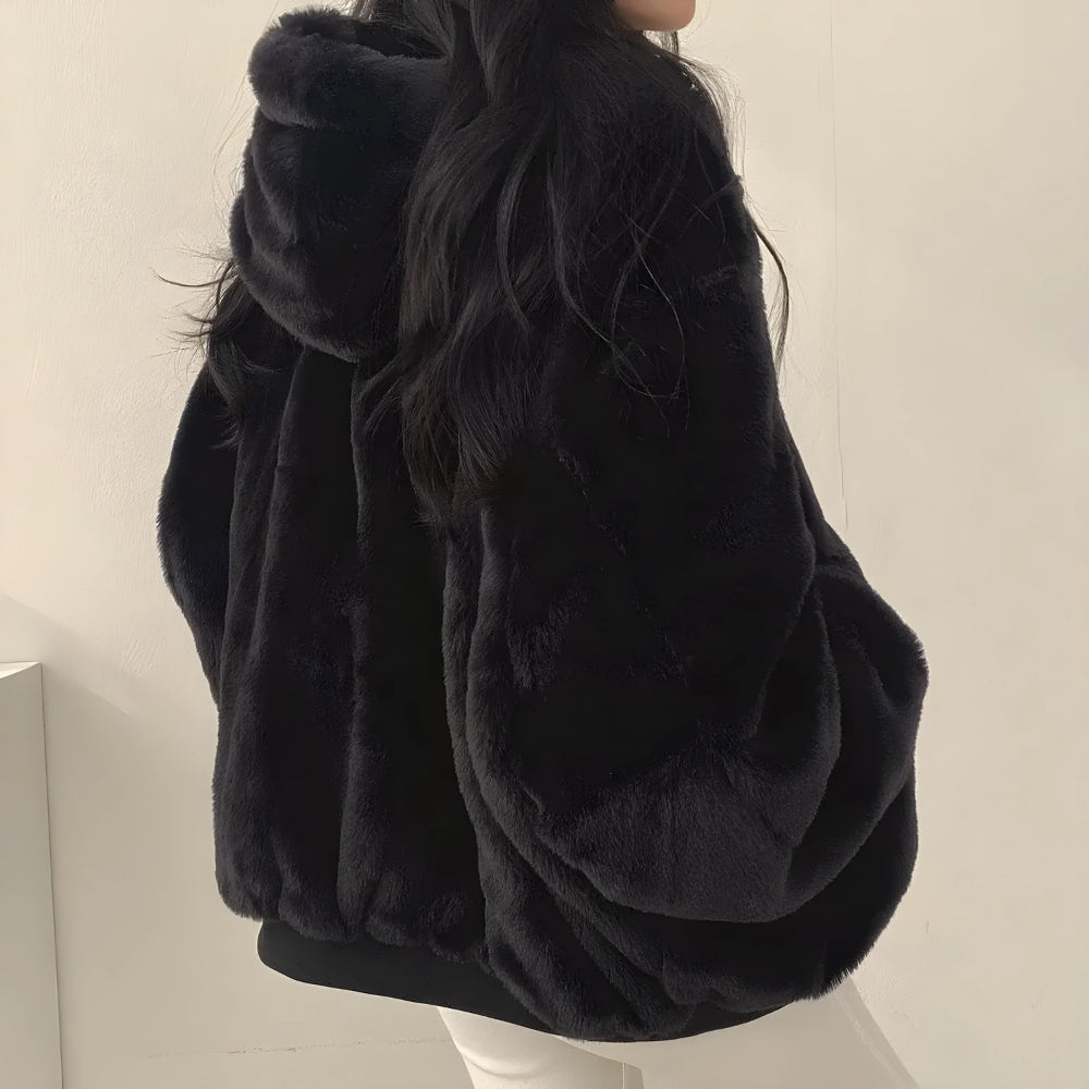 Dorvelli | Women’s Reversible Zip Teddy Jacket