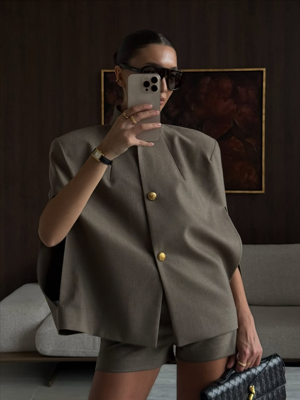 Dorvelli | Women’s Sleeveless Blazer Set