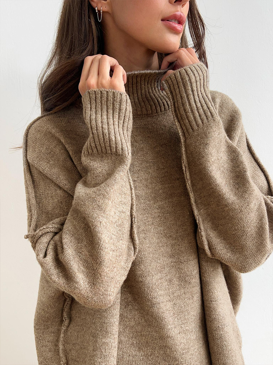 Dorvelli | Women’s Turtleneck Knit Pants Set