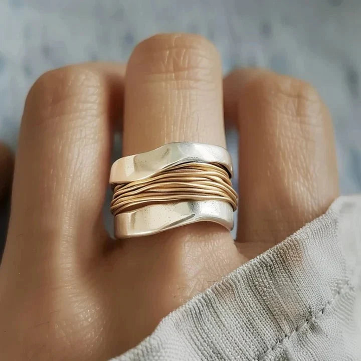 Dorvelli | Women’s Two-Tone Silver Ring