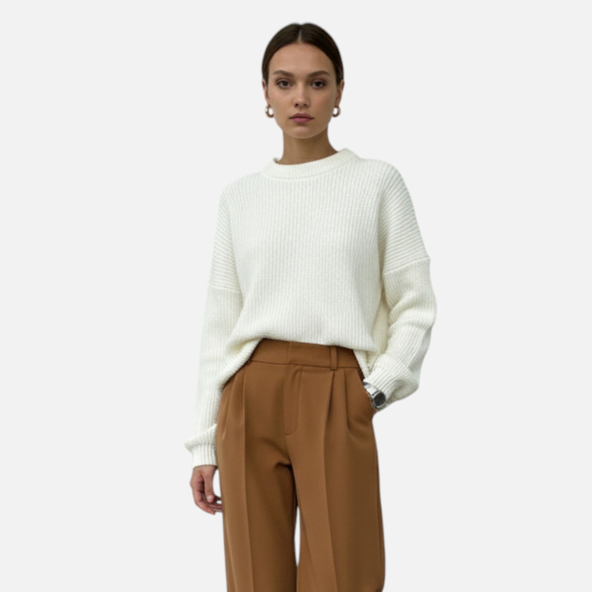 Dorvelli | Women’s Knitted Sweater – Classic Everyday Style
